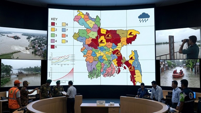 দেশের ৯ জেলায় বন্যার আশঙ্কা